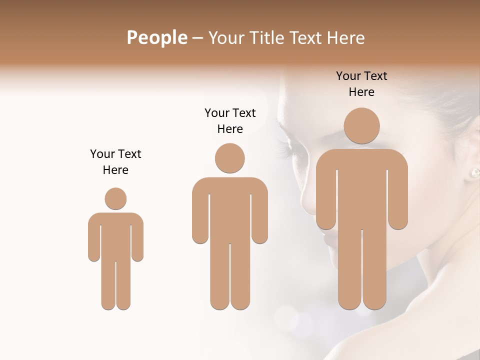 Lipstick Portrait Beautiful PowerPoint Template