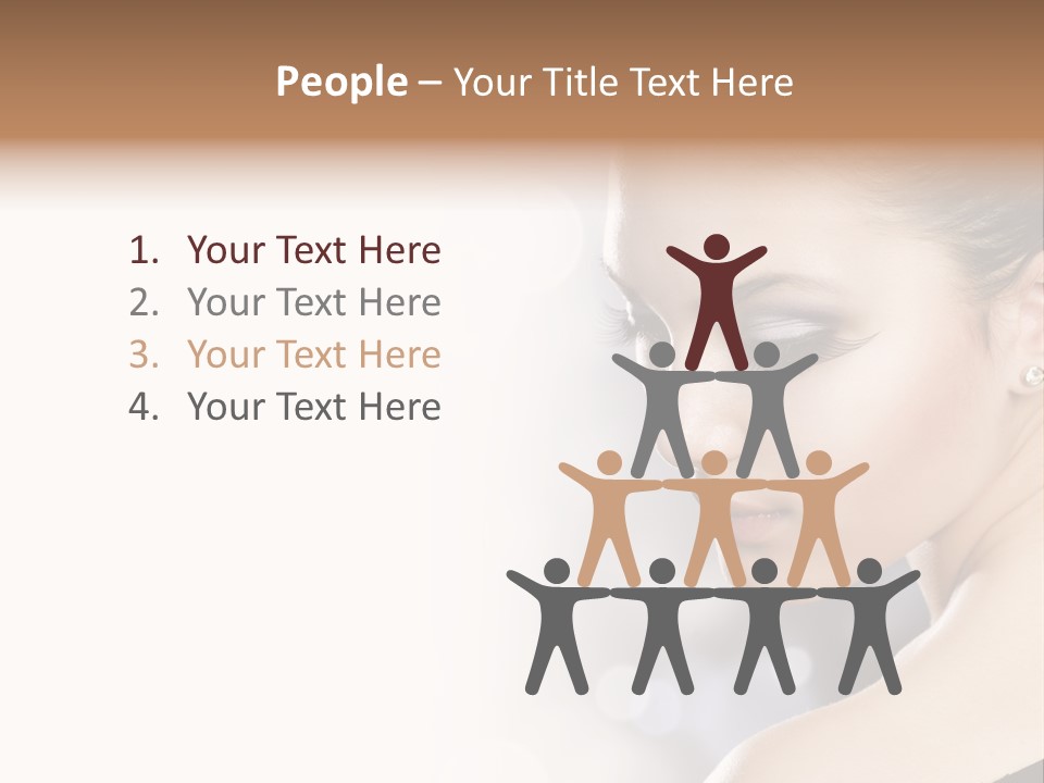 Lipstick Portrait Beautiful PowerPoint Template