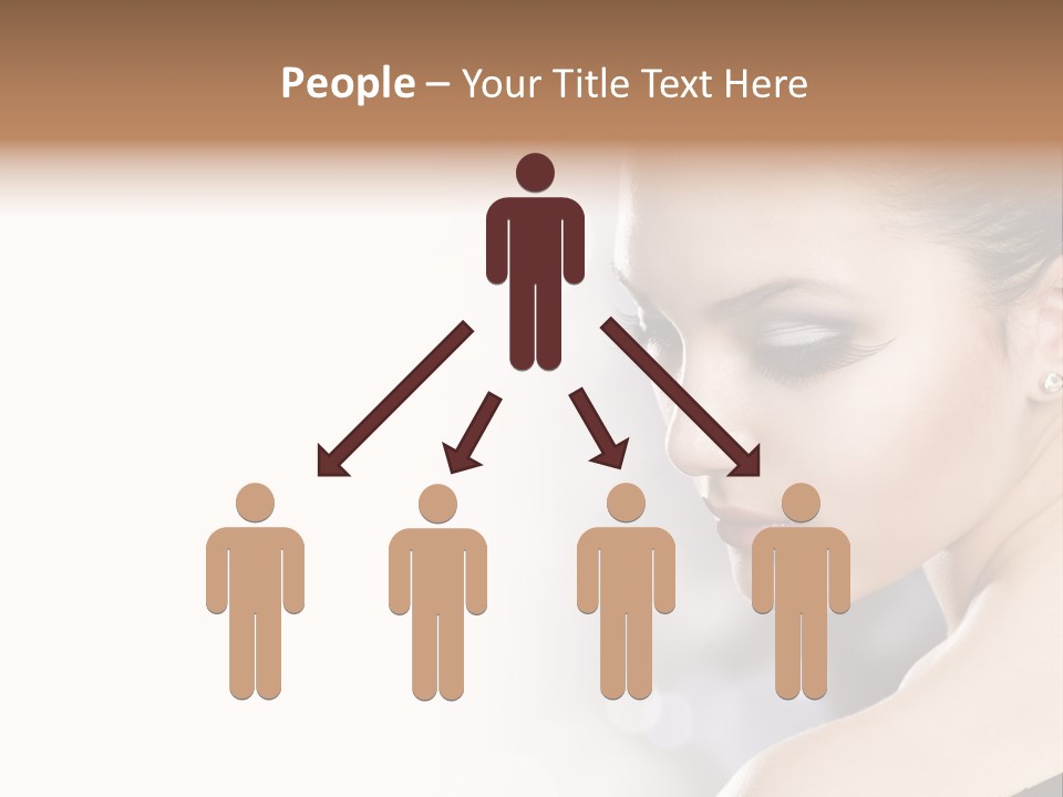 Lipstick Portrait Beautiful PowerPoint Template