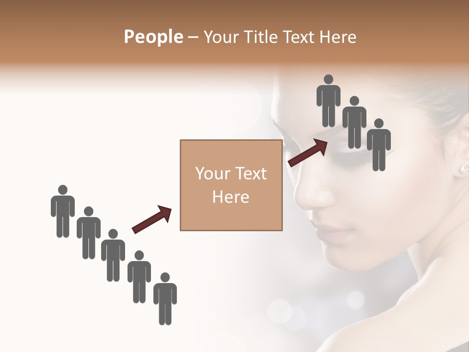 Lipstick Portrait Beautiful PowerPoint Template