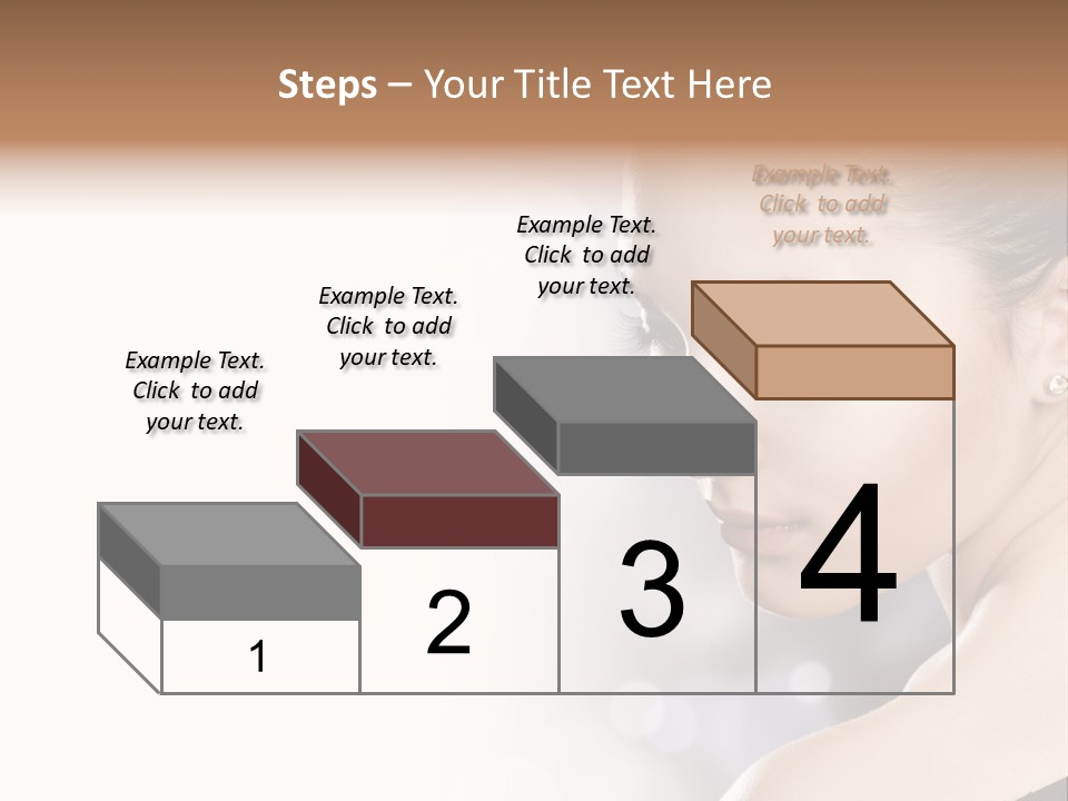 Lipstick Portrait Beautiful PowerPoint Template