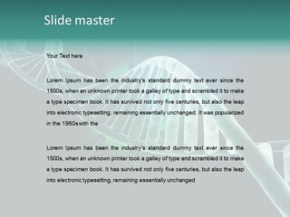 One Abstract Spiral PowerPoint Template