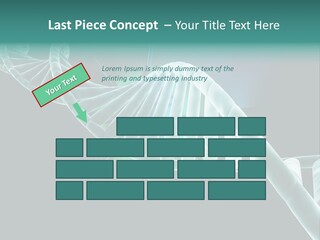 One Abstract Spiral PowerPoint Template