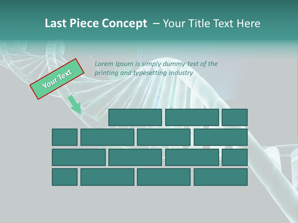 One Abstract Spiral PowerPoint Template