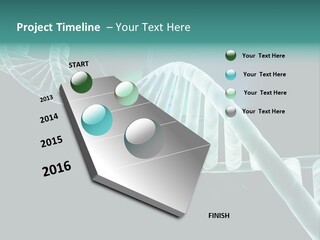 One Abstract Spiral PowerPoint Template
