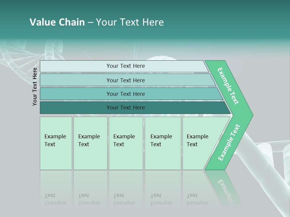 One Abstract Spiral PowerPoint Template