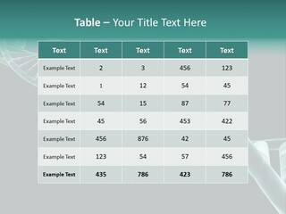 One Abstract Spiral PowerPoint Template