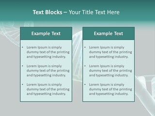 One Abstract Spiral PowerPoint Template