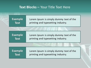 One Abstract Spiral PowerPoint Template