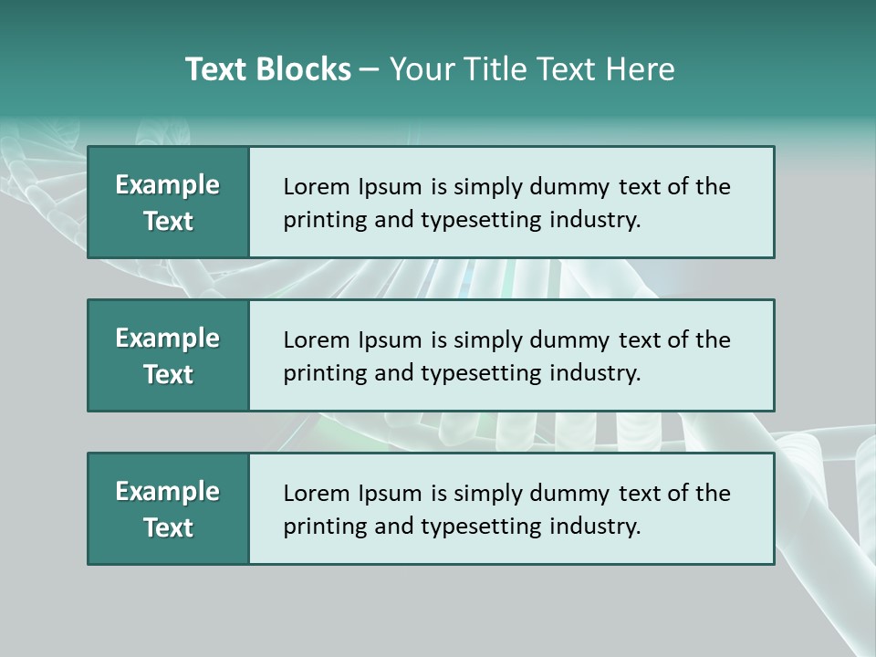 One Abstract Spiral PowerPoint Template