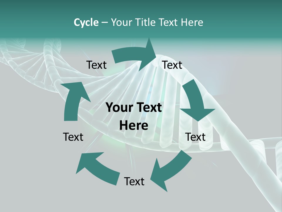 One Abstract Spiral PowerPoint Template