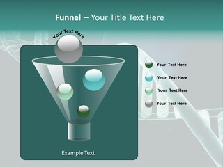 One Abstract Spiral PowerPoint Template