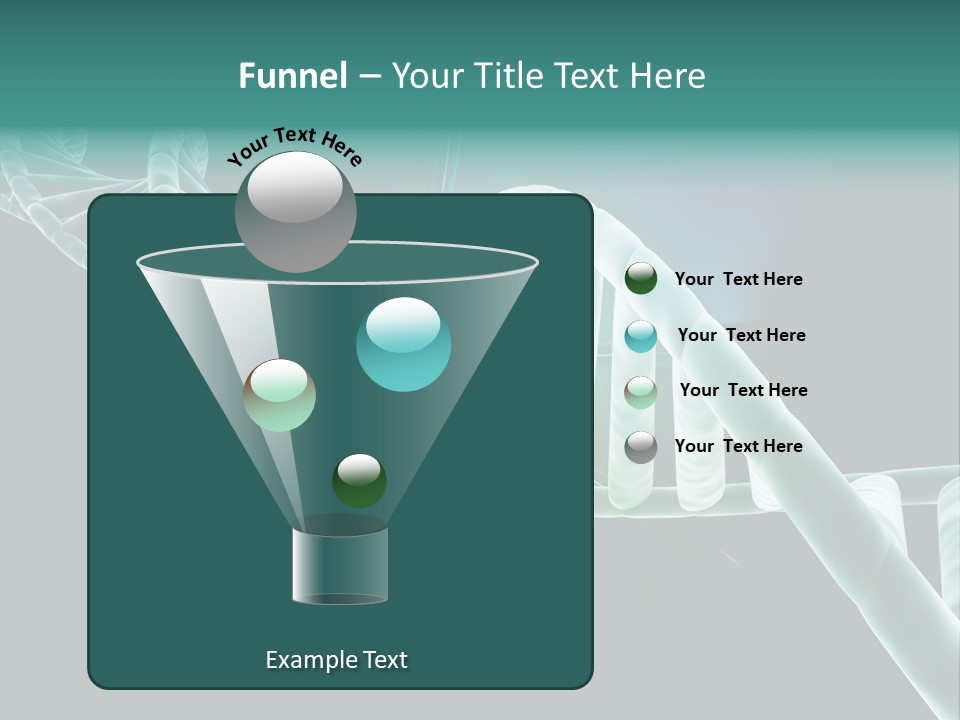 One Abstract Spiral PowerPoint Template