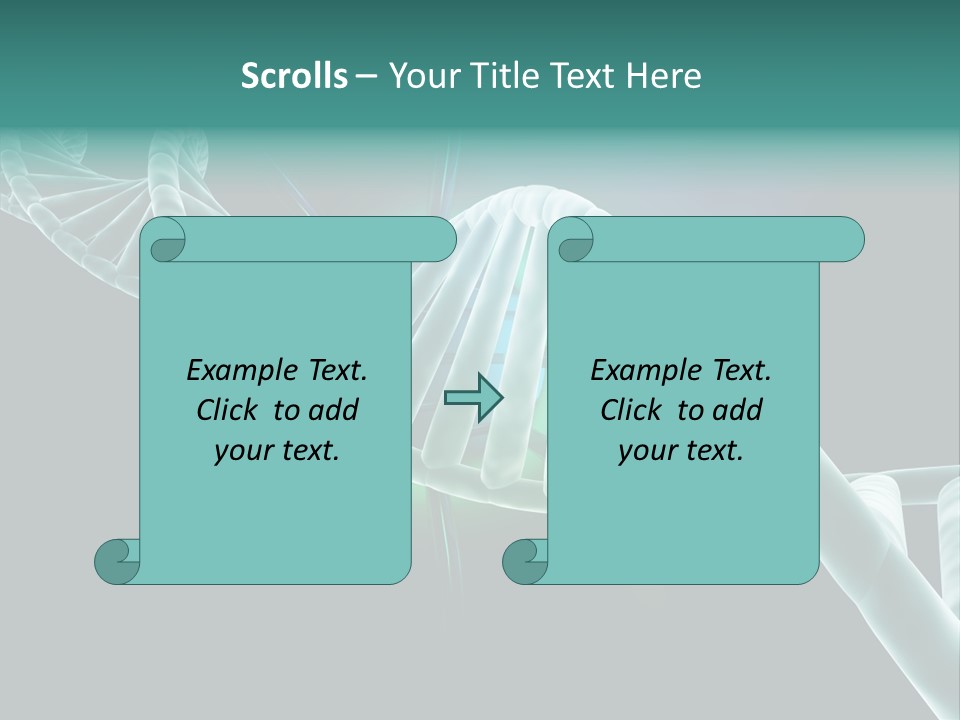 One Abstract Spiral PowerPoint Template