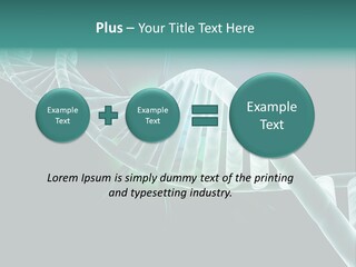 One Abstract Spiral PowerPoint Template