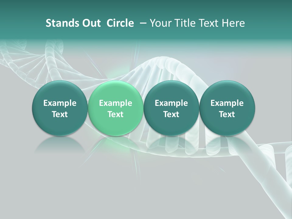 One Abstract Spiral PowerPoint Template