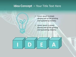 One Abstract Spiral PowerPoint Template