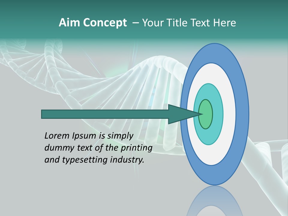 One Abstract Spiral PowerPoint Template