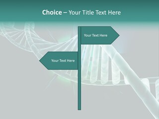 One Abstract Spiral PowerPoint Template