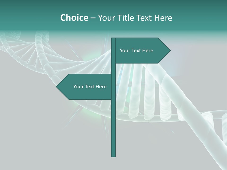 One Abstract Spiral PowerPoint Template