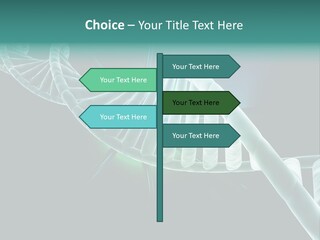 One Abstract Spiral PowerPoint Template