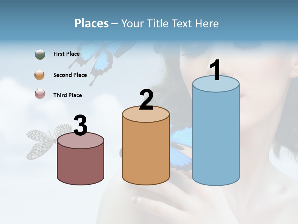 People Young Serene PowerPoint Template