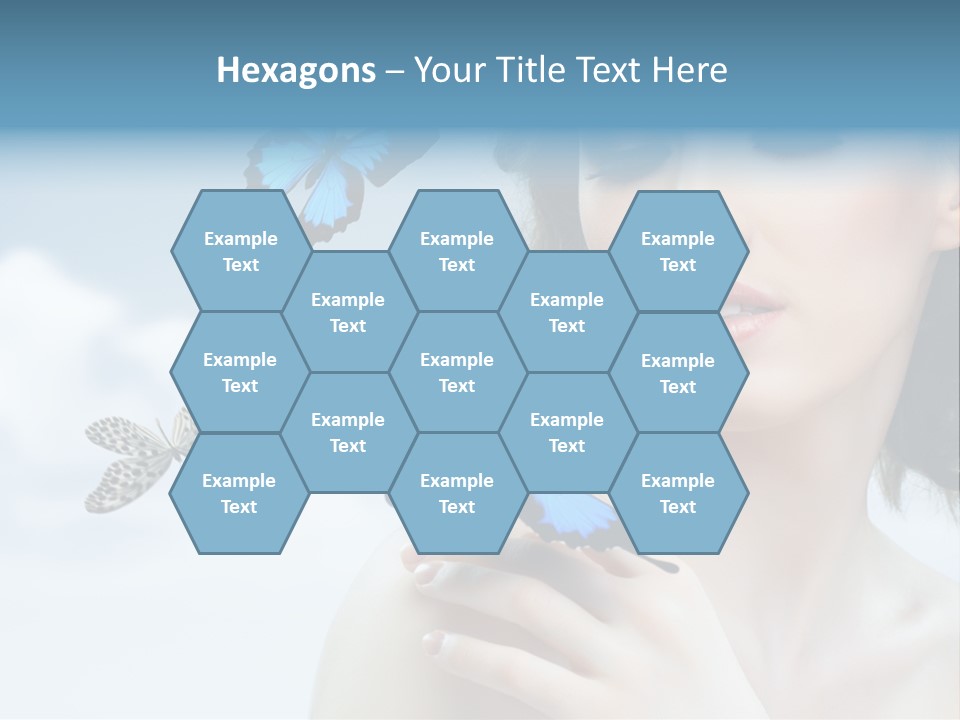 People Young Serene PowerPoint Template