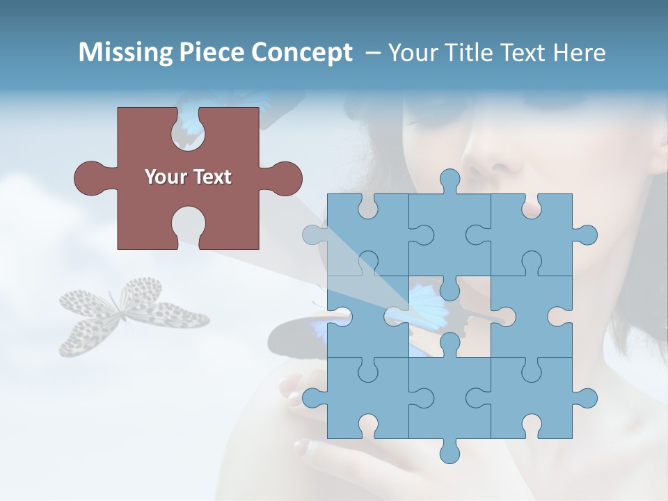 People Young Serene PowerPoint Template