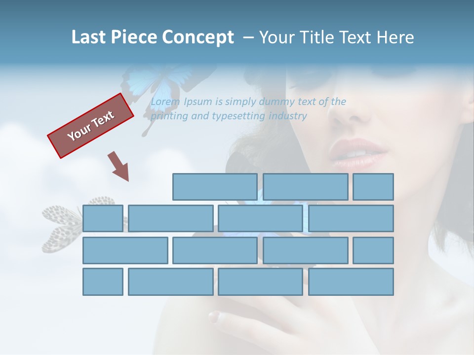 People Young Serene PowerPoint Template