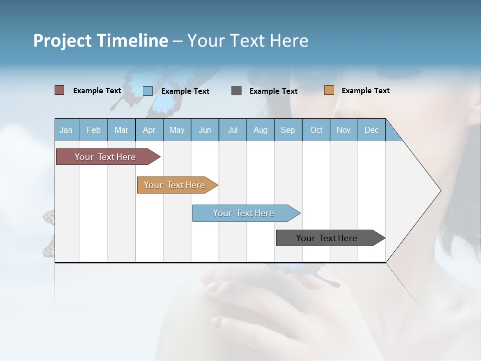 People Young Serene PowerPoint Template
