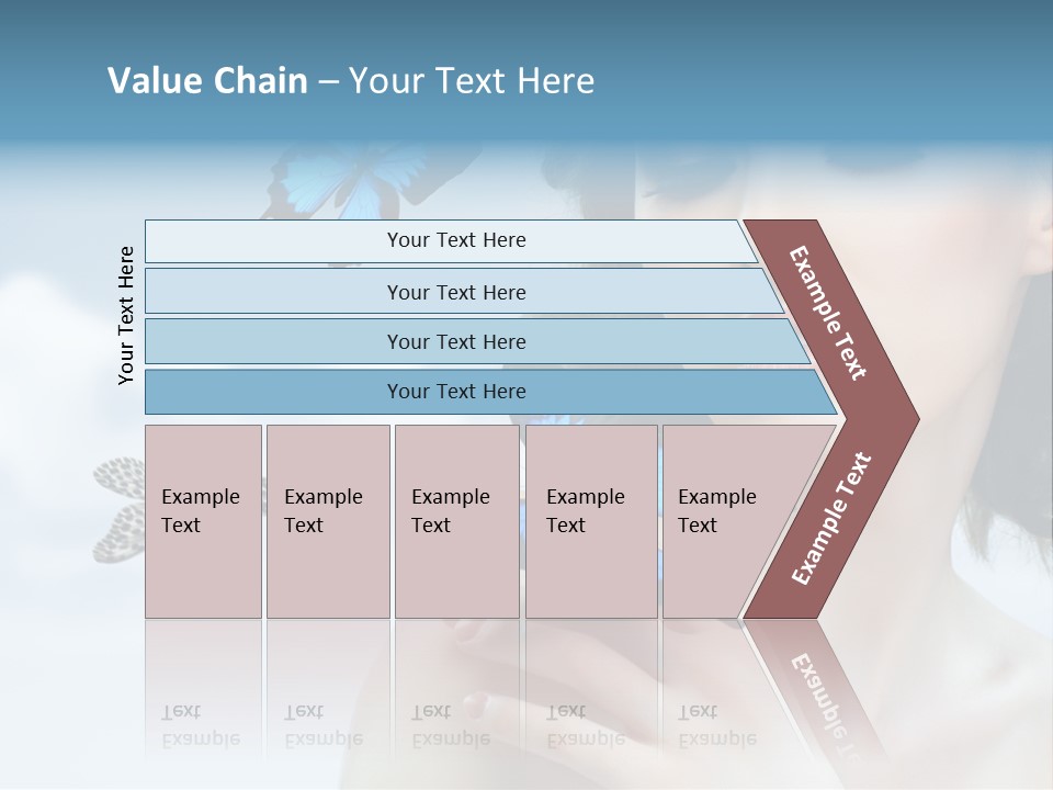 People Young Serene PowerPoint Template