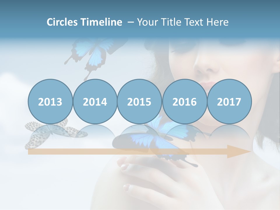 People Young Serene PowerPoint Template