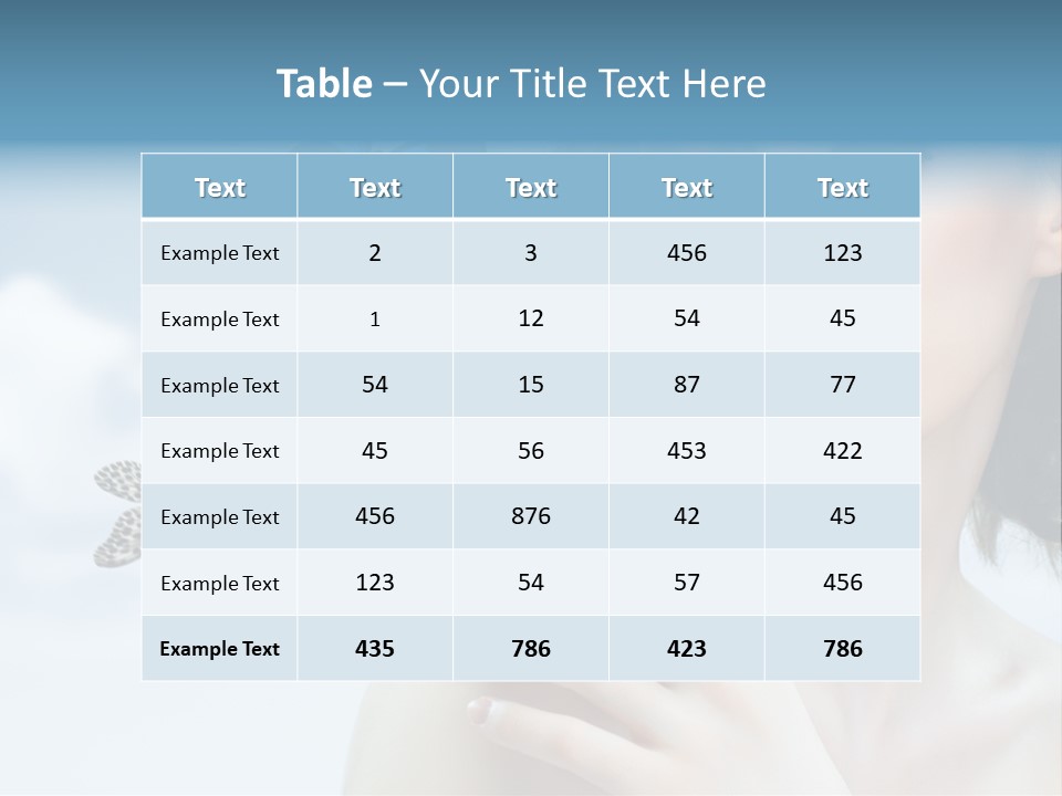 People Young Serene PowerPoint Template