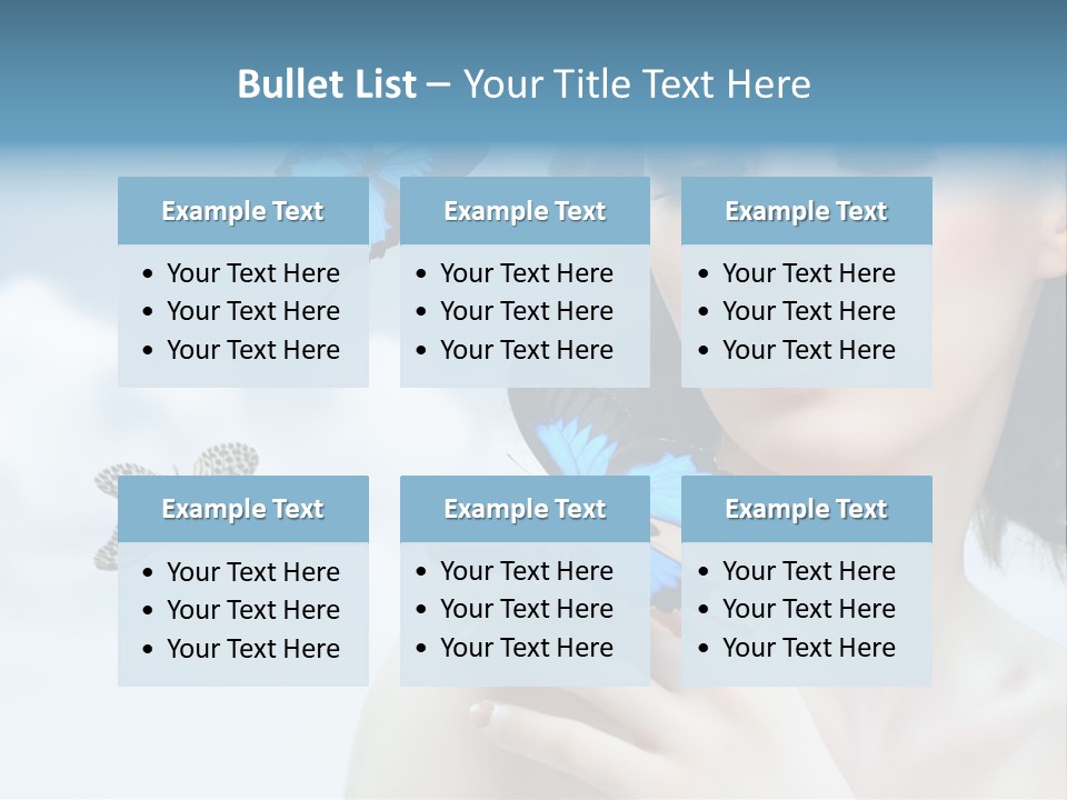 People Young Serene PowerPoint Template
