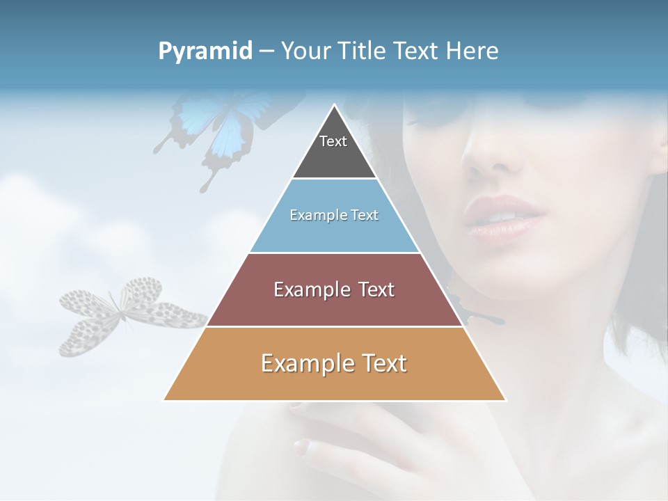 People Young Serene PowerPoint Template