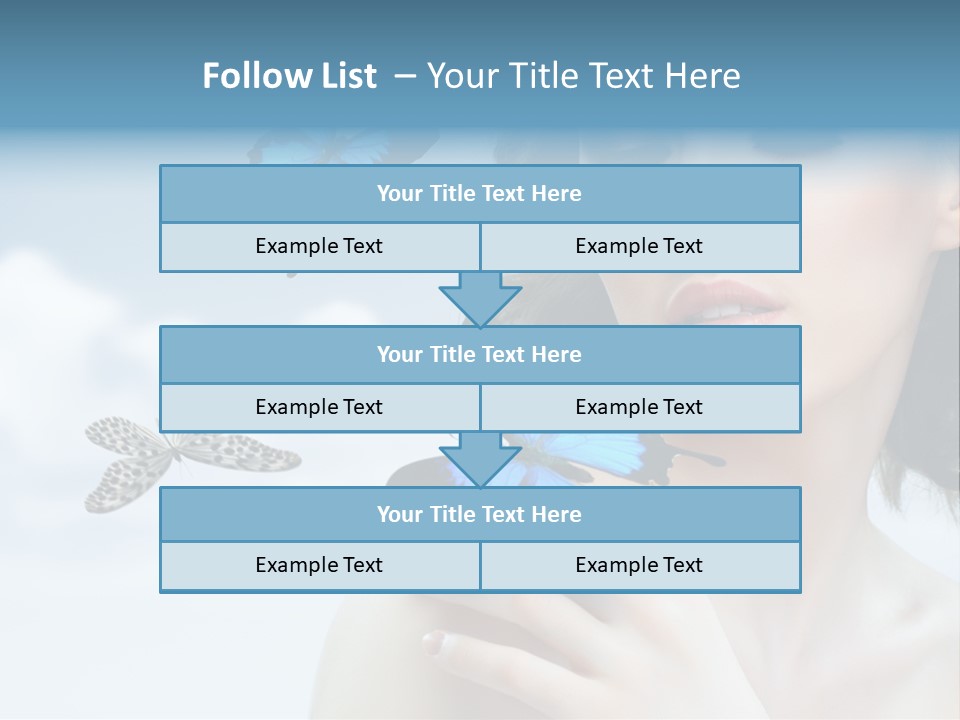 People Young Serene PowerPoint Template