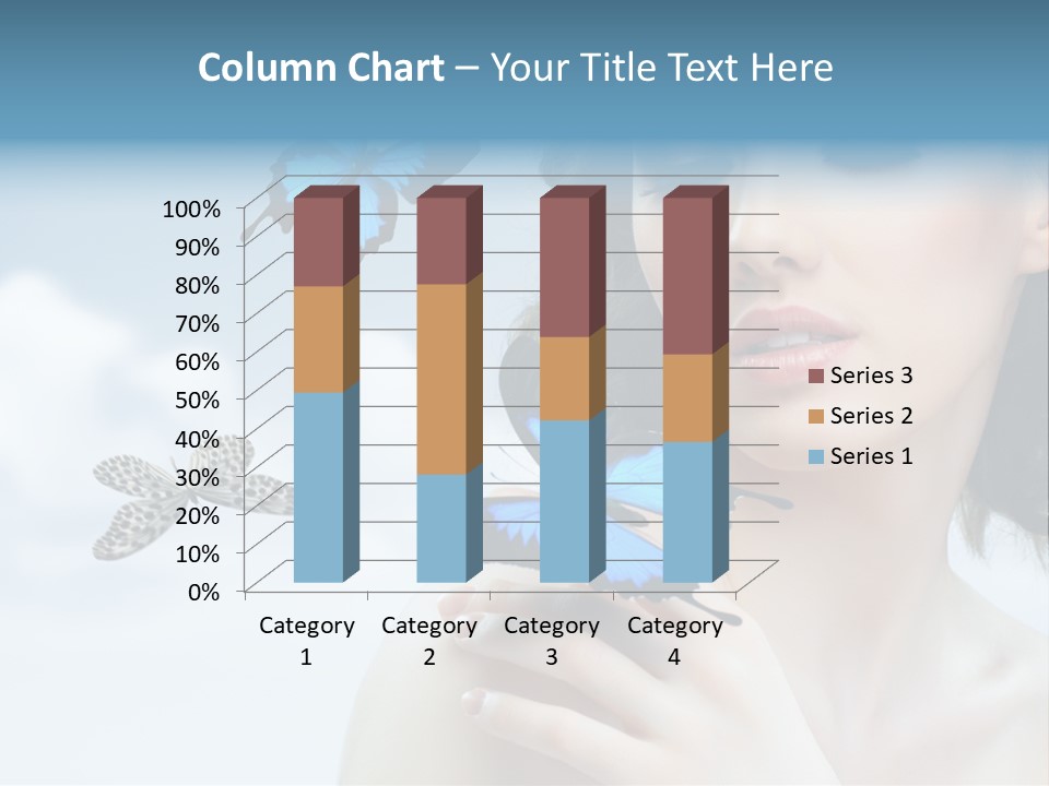 People Young Serene PowerPoint Template