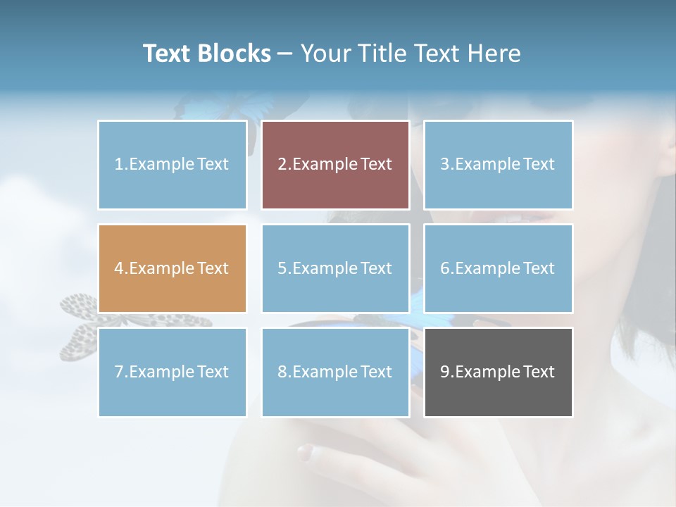 People Young Serene PowerPoint Template
