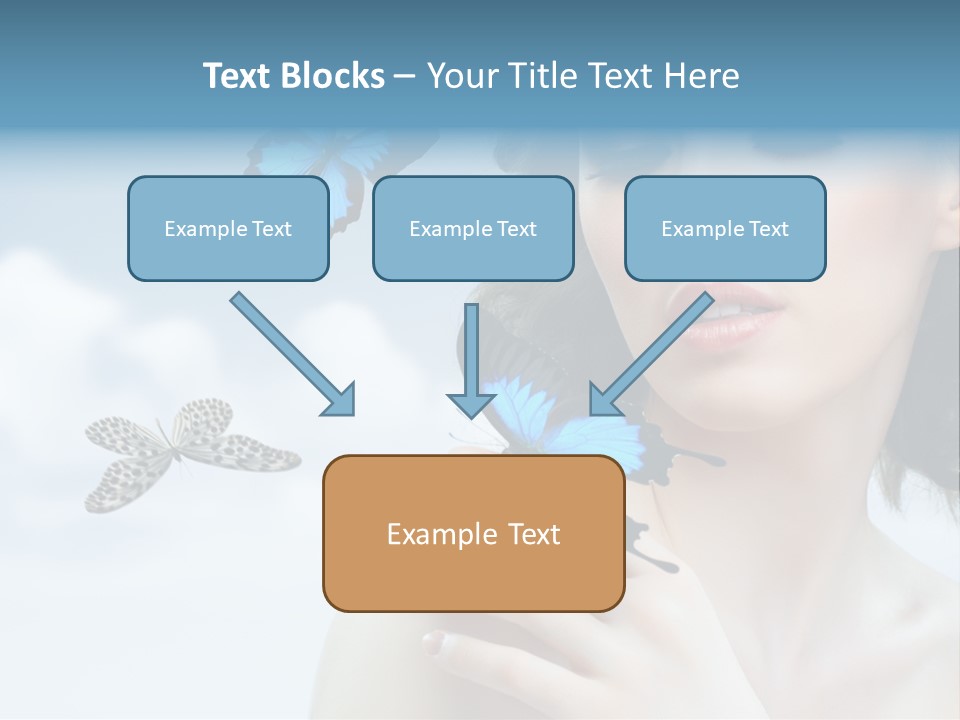 People Young Serene PowerPoint Template