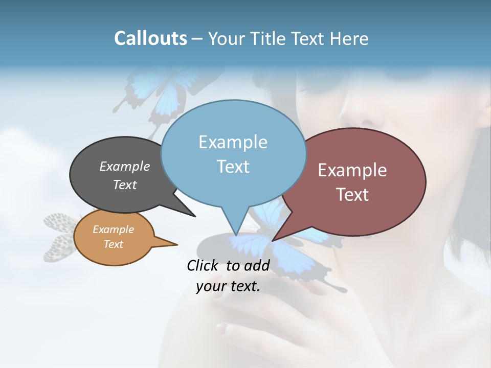 People Young Serene PowerPoint Template