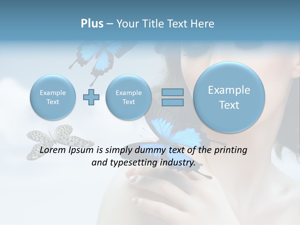 People Young Serene PowerPoint Template