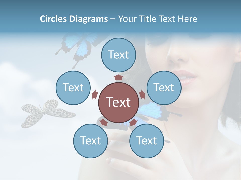 People Young Serene PowerPoint Template