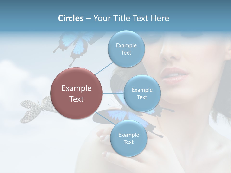 People Young Serene PowerPoint Template