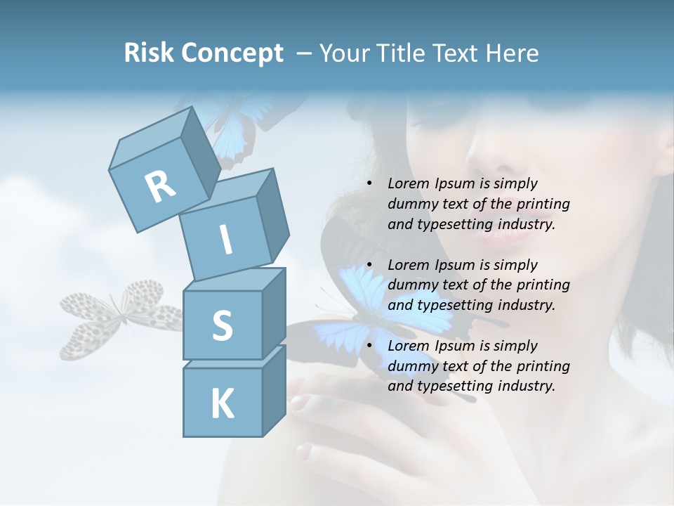 People Young Serene PowerPoint Template