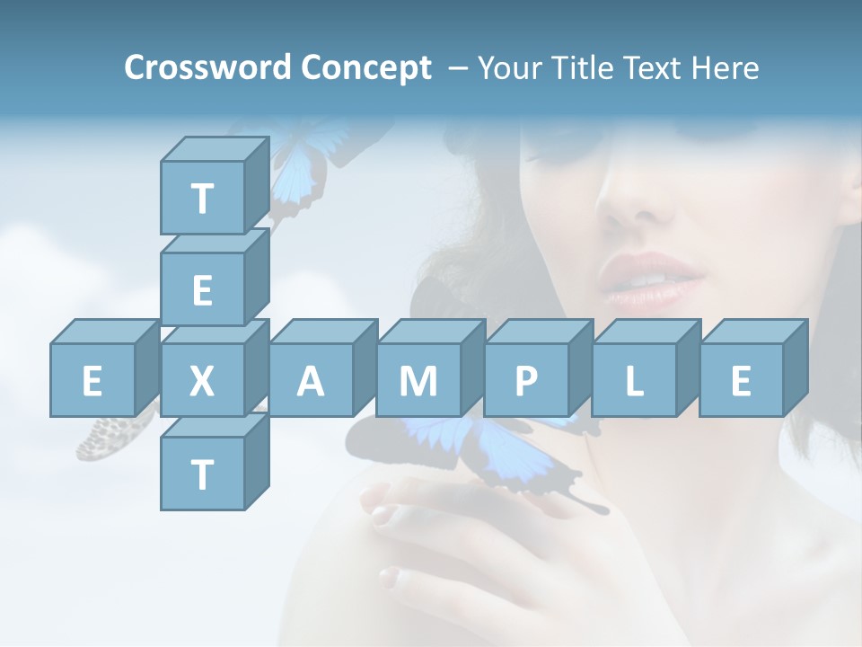 People Young Serene PowerPoint Template