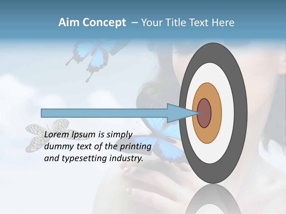 People Young Serene PowerPoint Template