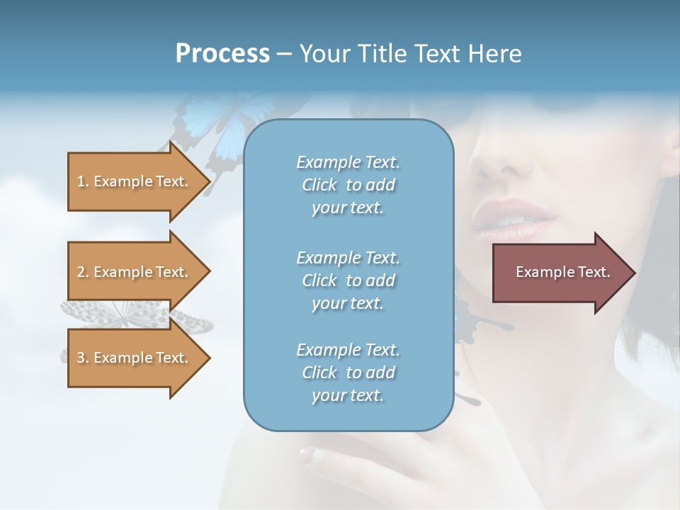 People Young Serene PowerPoint Template
