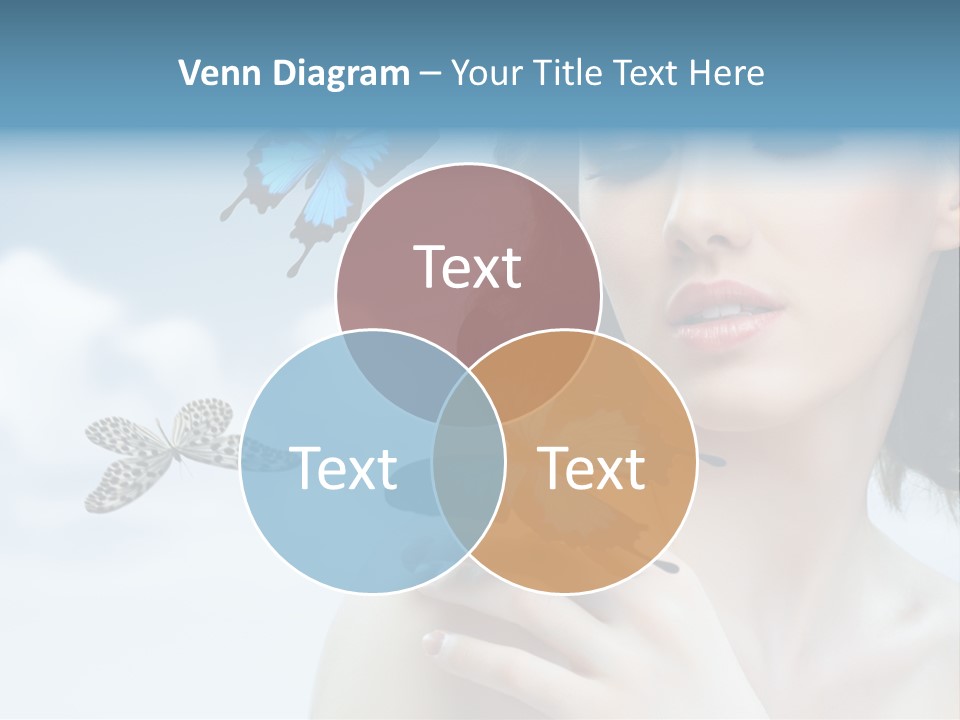 People Young Serene PowerPoint Template