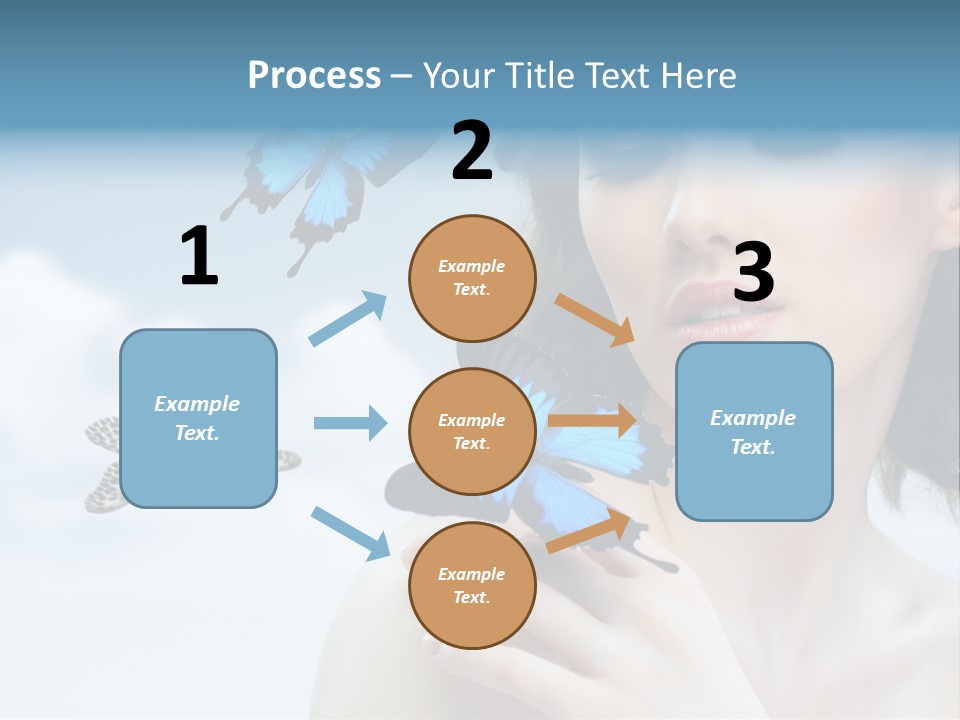 People Young Serene PowerPoint Template