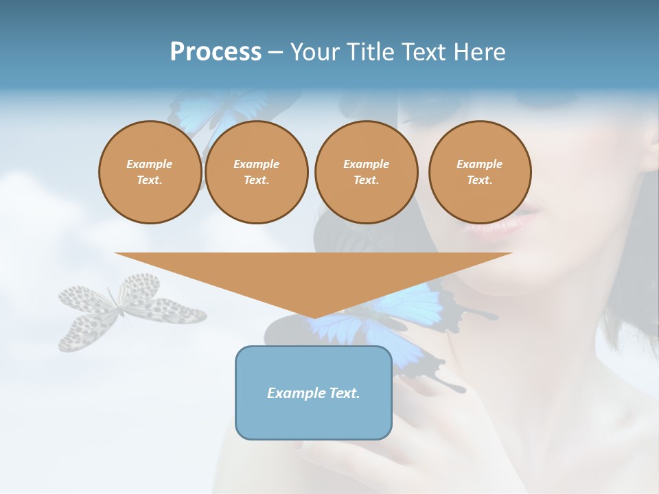 People Young Serene PowerPoint Template